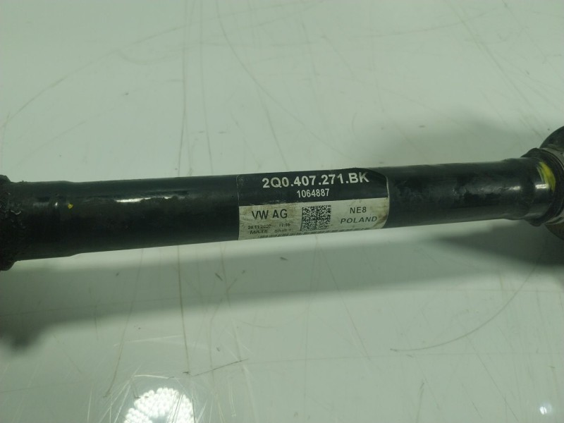 Recambio de transmision izquierda para volkswagen polo vi (aw1, bz1, ae1) 1.0 tsi referencia OEM IAM  2Q0407271BK 