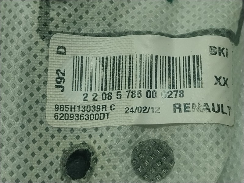 Recambio de airbag lateral delantero derecho para dacia lodgy (js_) 1.5 dci referencia OEM IAM 985H13039R 985H13039R 