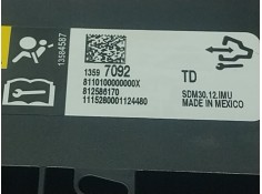 Recambio de centralita airbag para opel insignia a (g09) 1.4 (68) referencia OEM IAM 13597092 812586170  2