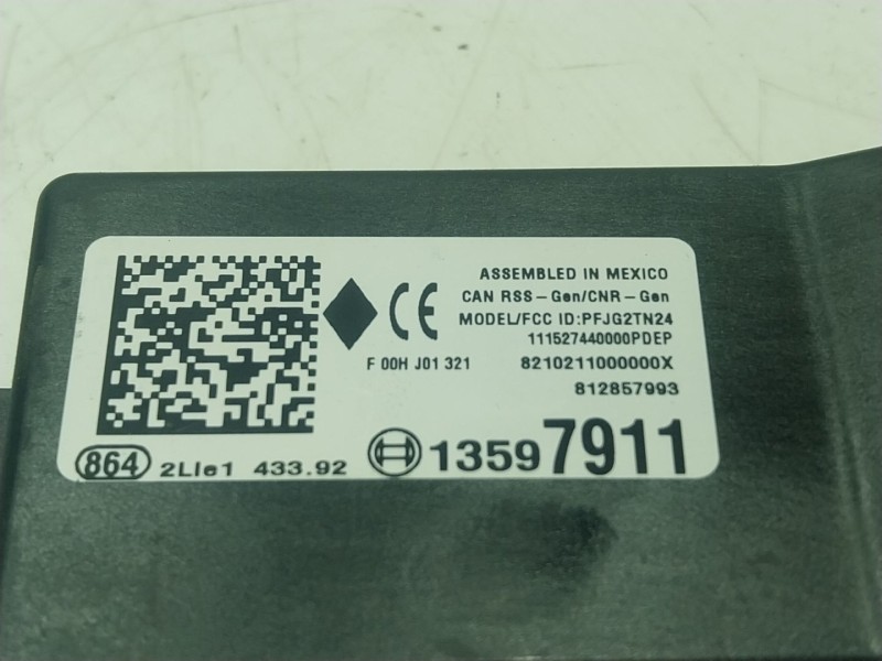 Recambio de modulo electronico para opel insignia a (g09) 1.4 (68) referencia OEM IAM 13597911 812857993 