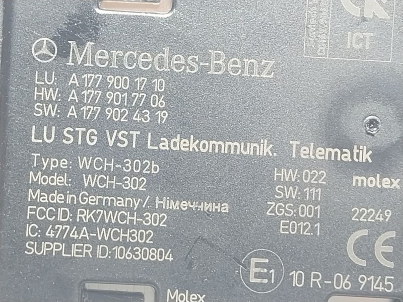 Recambio de modulo electronico para mercedes-benz clase a berlina (bm 177) referencia OEM IAM  A1779001710 