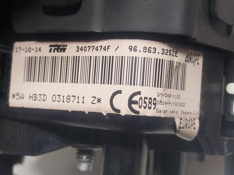 Recambio de airbag delantero izquierdo para peugeot 508 i (8d_) 1.6 hdi referencia OEM IAM  968633252ZE 