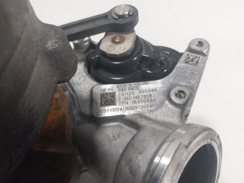 Recambio de turbocompresor para volkswagen polo vi (aw1, bz1, ae1) 1.0 tsi referencia OEM IAM  05C145701B 