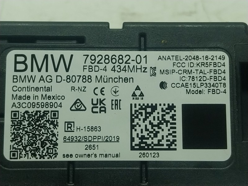 Recambio de modulo electronico para bmw x1 (u11) sdrive 18 i referencia OEM IAM  792868201 