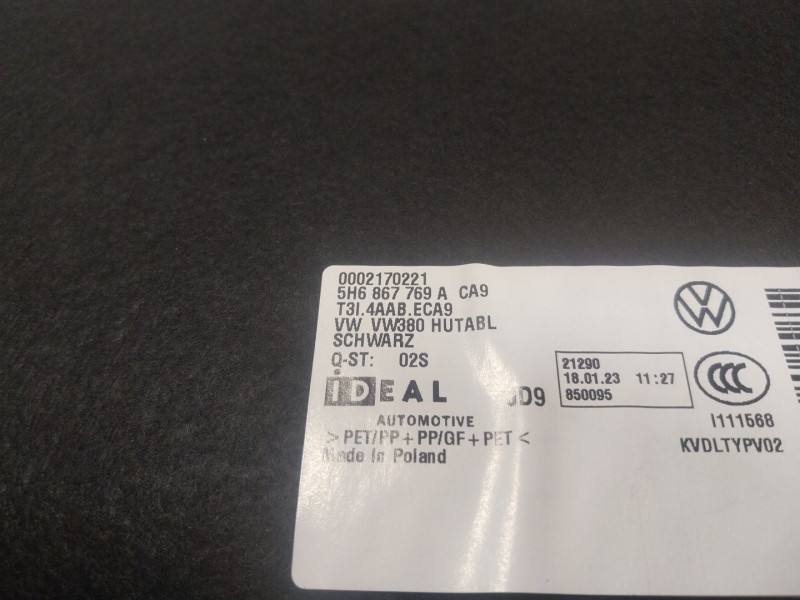 Recambio de bandeja trasera para volkswagen golf viii (cd1, da1) 1.5 tsi referencia OEM IAM  5H6867769A 