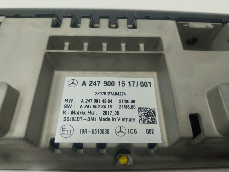 Recambio de cuadro instrumentos para mercedes-benz clase a berlina (bm 177) referencia OEM IAM  A2479001517 