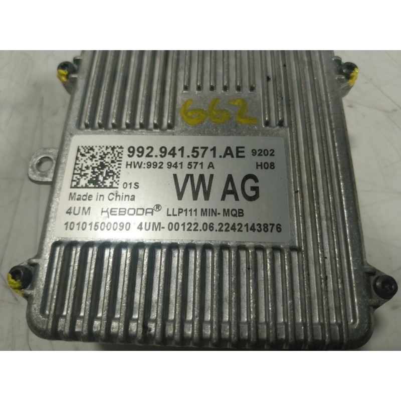 Recambio de centralita faros xenon para volkswagen golf viii (cd1, da1) 1.5 tsi referencia OEM IAM  992941571AE 