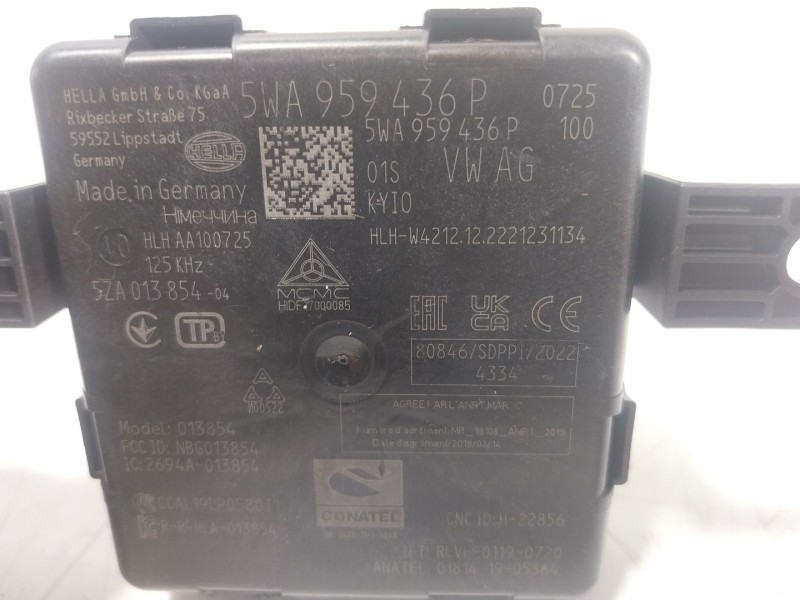 Recambio de modulo electronico para volkswagen golf viii (cd1, da1) 1.5 tsi referencia OEM IAM  5WA959436P 