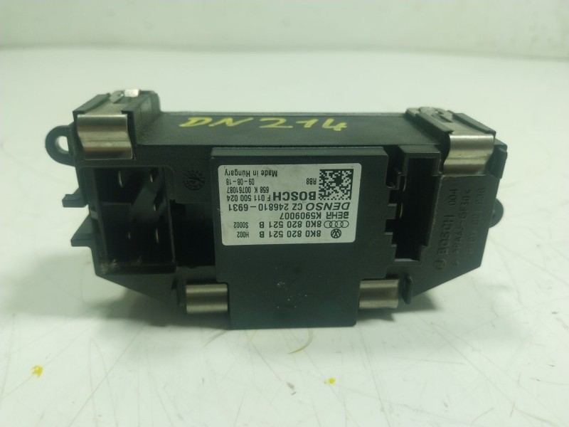 Recambio de resistencia calefaccion para audi a5 sportback (8ta) 2.0 tdi referencia OEM IAM  8K0820521B 