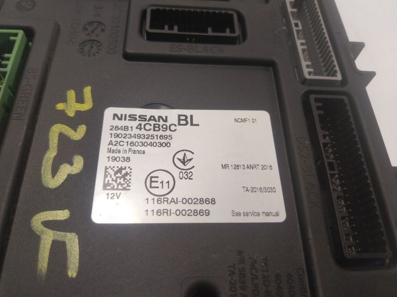 Recambio de modulo electronico para nissan qashqai ii suv (j11, j11_) 1.5 dci referencia OEM IAM  284B14CB9C 