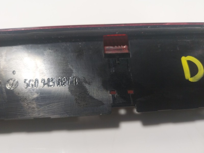 Recambio de piloto trasero central para volkswagen polo vi (aw1, bz1, ae1) 1.6 tdi referencia OEM IAM 5G0945087B 5G0945087B 