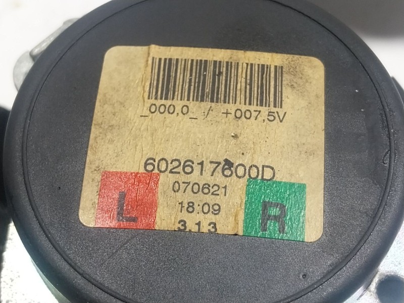 Recambio de cinturon seguridad trasero derecho para mini mini descapotable (r52) cooper referencia OEM IAM  602617600D 