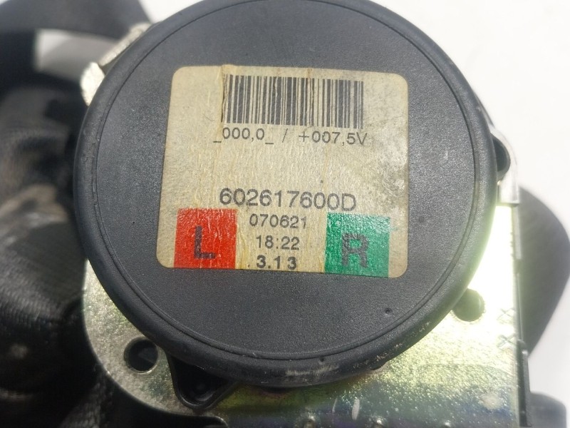 Recambio de cinturon seguridad trasero izquierdo para mini mini descapotable (r52) cooper referencia OEM IAM  602617600D 