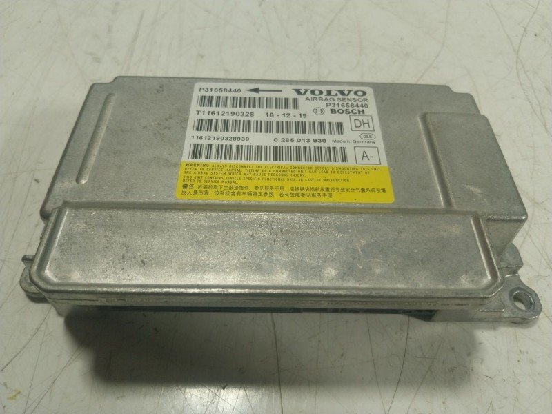 Recambio de centralita airbag para volvo v60 ii (225) b4 mild-hybrid referencia OEM IAM  31658440 