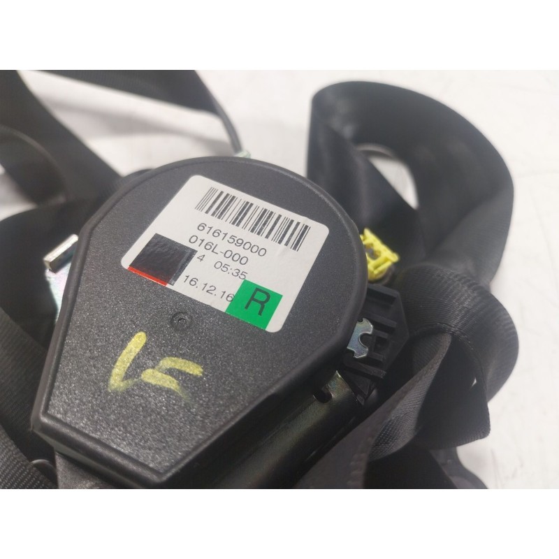 Recambio de cinturon seguridad trasero derecho para volvo v60 ii (225) b4 mild-hybrid referencia OEM IAM  616159000 