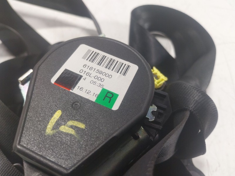Recambio de cinturon seguridad trasero derecho para volvo v60 ii (225) b4 mild-hybrid referencia OEM IAM  616159000 