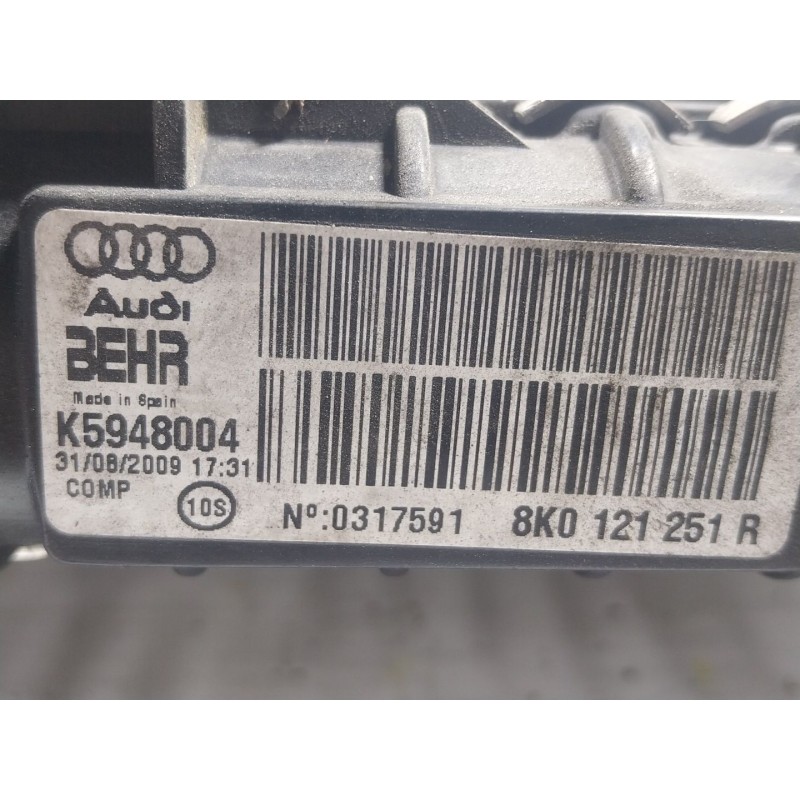 Recambio de radiador agua para audi a5 sportback (8ta) 2.0 tdi referencia OEM IAM  8K0121251R 