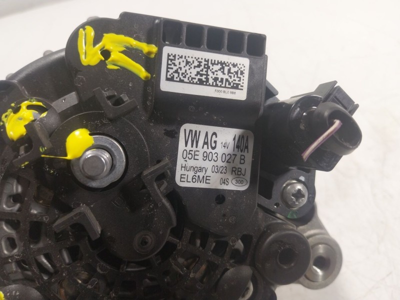 Recambio de alternador para volkswagen golf viii (cd1, da1) 1.5 tsi referencia OEM IAM 05E903027B 05E903027B 