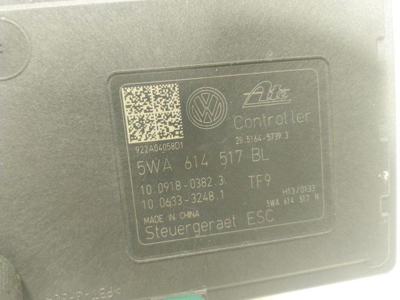 Recambio de abs para volkswagen golf viii (cd1, da1) 1.5 tsi referencia OEM IAM 5WA614517BLBEF 5WA614517BL 