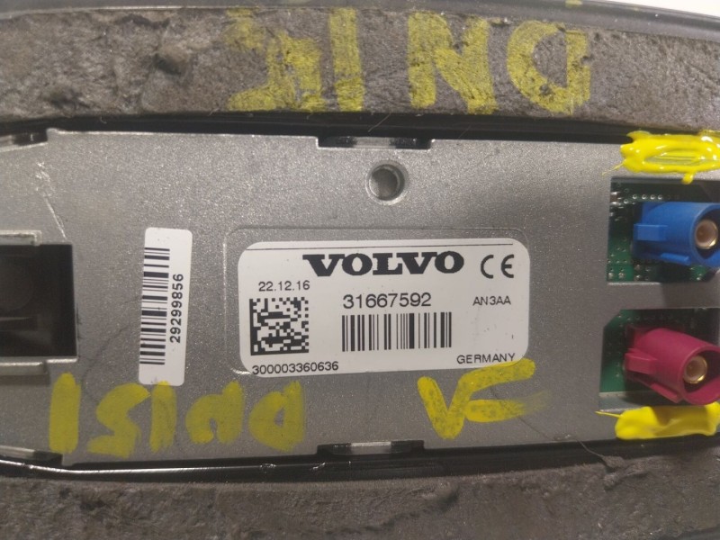 Recambio de antena para volvo v60 ii (225) b4 mild-hybrid referencia OEM IAM  31667592 