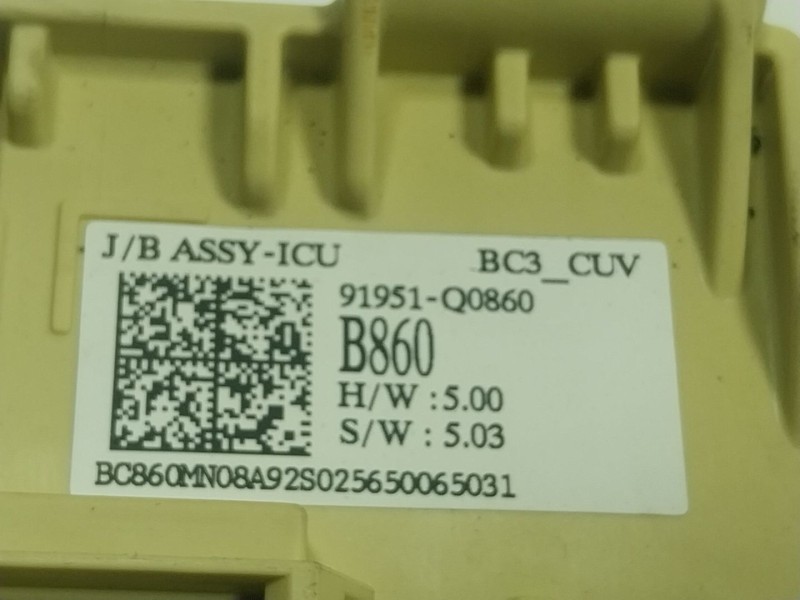 Recambio de caja reles / fusibles para hyundai bayon (bc3) 1.0 t-gdi referencia OEM IAM  91951Q0860 