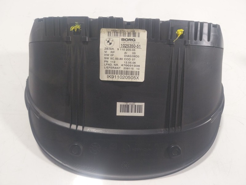 Recambio de cuadro instrumentos para bmw 3 (e90) 320 d referencia OEM IAM 62109316127 102535051 