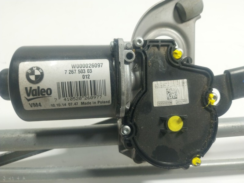 Recambio de motor limpia delantero para bmw 3 (f30, f80) 320 d referencia OEM IAM  726750303 