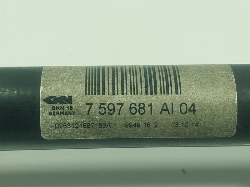 Recambio de transmision trasera izquierda para bmw 3 (f30, f80) 320 d referencia OEM IAM  7597681 