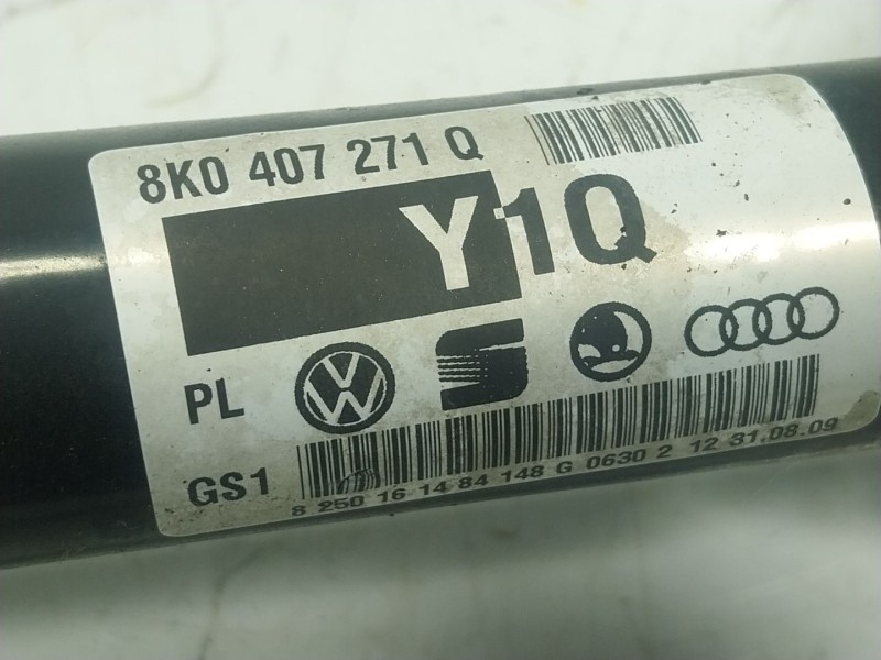 Recambio de transmision izquierda para audi a5 sportback (8ta) 2.0 tdi referencia OEM IAM  8K0407271Q 
