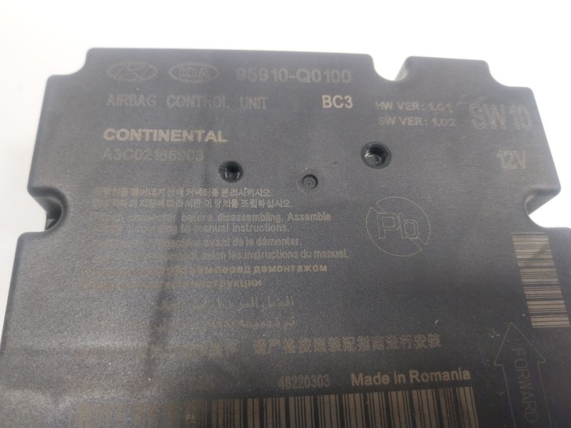 Recambio de centralita airbag para hyundai bayon (bc3) 1.0 t-gdi referencia OEM IAM  95910Q0100 