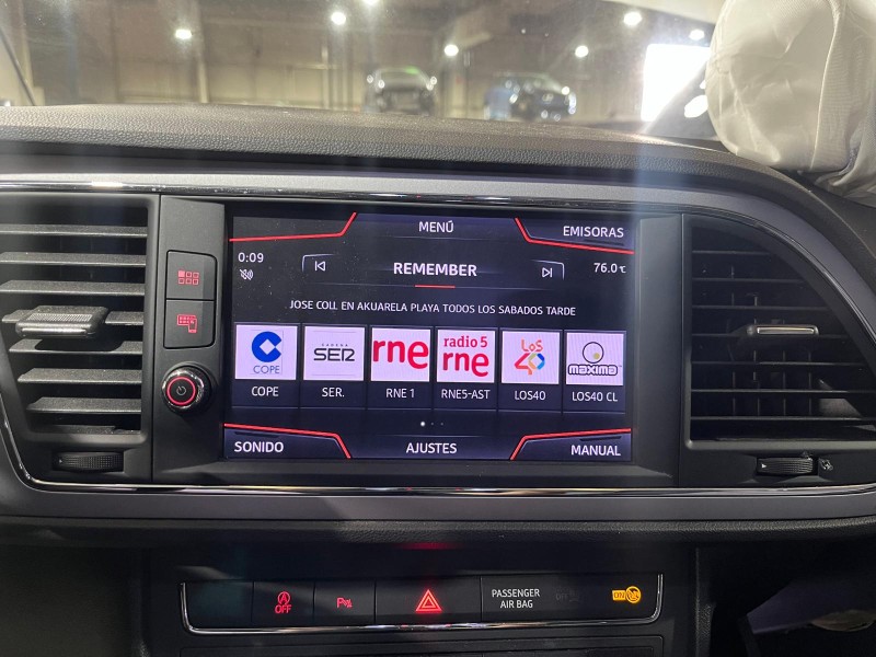 Recambio de pantalla multifuncion para seat leon (5f1) 1.6 tdi referencia OEM IAM 5F09196061QB 5F0919606 