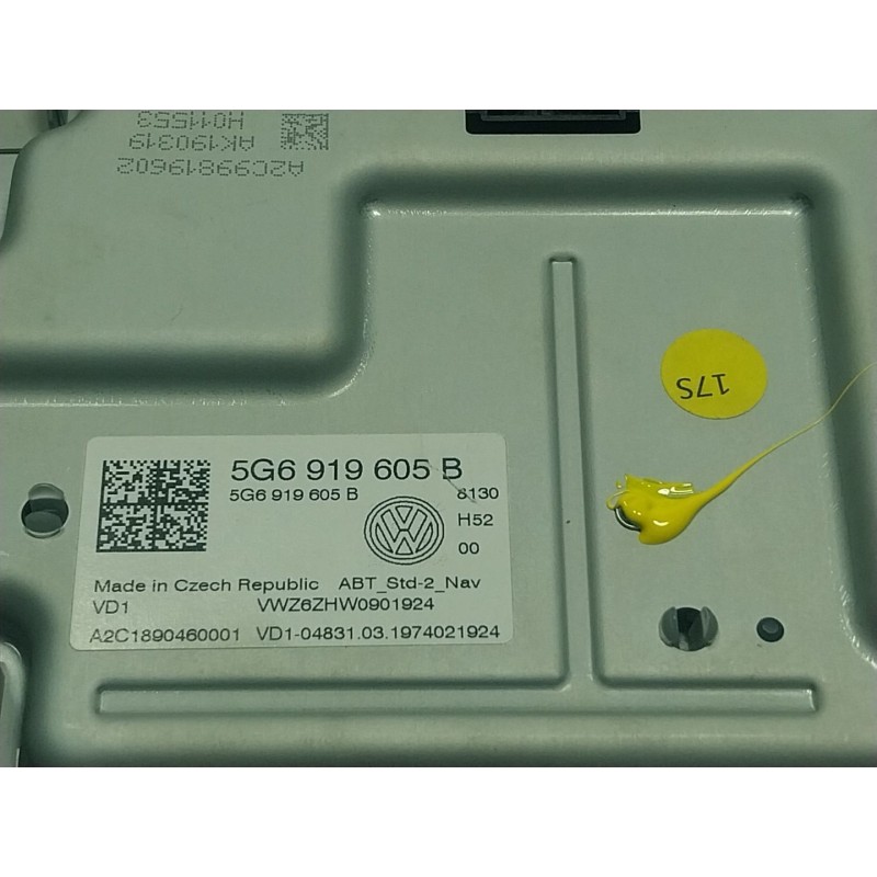 Recambio de pantalla multifuncion para volkswagen golf vii (5g1, bq1, be1, be2) 1.6 tdi referencia OEM IAM 5G6919605B 5G6919605B