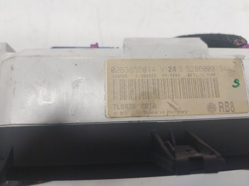 Recambio de cuadro instrumentos para volkswagen touareg (7la, 7l6, 7l7) 2.5 r5 tdi referencia OEM IAM  7L6920881A 
