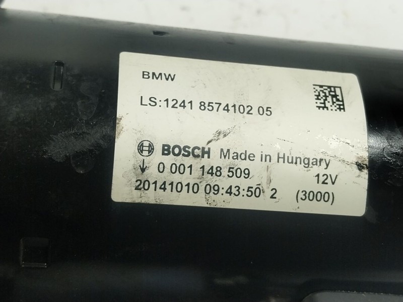 Recambio de motor arranque para bmw 3 (f30, f80) 320 d referencia OEM IAM  857410205 