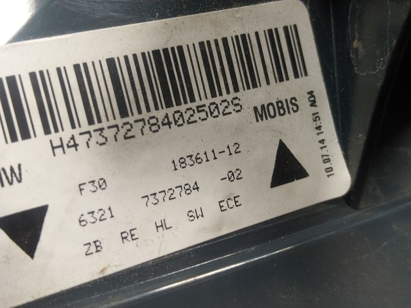 Recambio de piloto trasero derecho para bmw 3 (f30, f80) 320 d referencia OEM IAM  737278402 