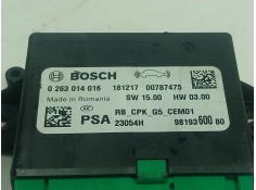 Recambio de modulo electronico para citroën c5 aircross (a_) 1.2 puretech 130 (arhnsj) referencia OEM IAM  9819360080  2