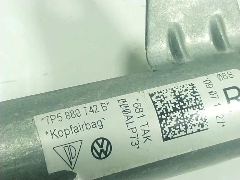 Recambio de airbag cortina delantero derecho para porsche cayenne (92a) 3.0 diesel referencia OEM IAM  7P5880742B 