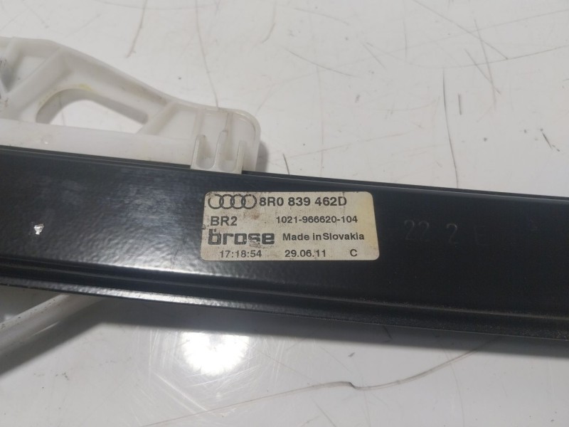 Recambio de elevalunas trasero derecho para audi q5 (8rb) 2.0 tdi referencia OEM IAM  8R0839462D 