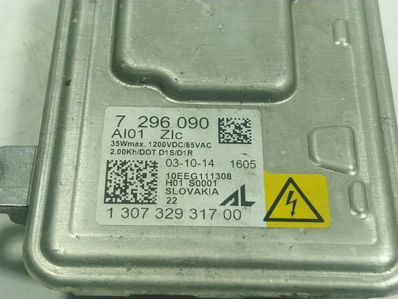 Recambio de centralita faros xenon para bmw 3 (f30, f80) 320 d referencia OEM IAM 63117317408 7296090 