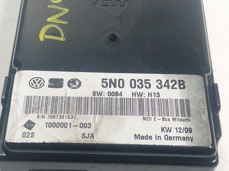 Recambio de modulo electronico para volkswagen golf vi (5k1) 2.0 tdi referencia OEM IAM 5N0035342B 5N0035342 