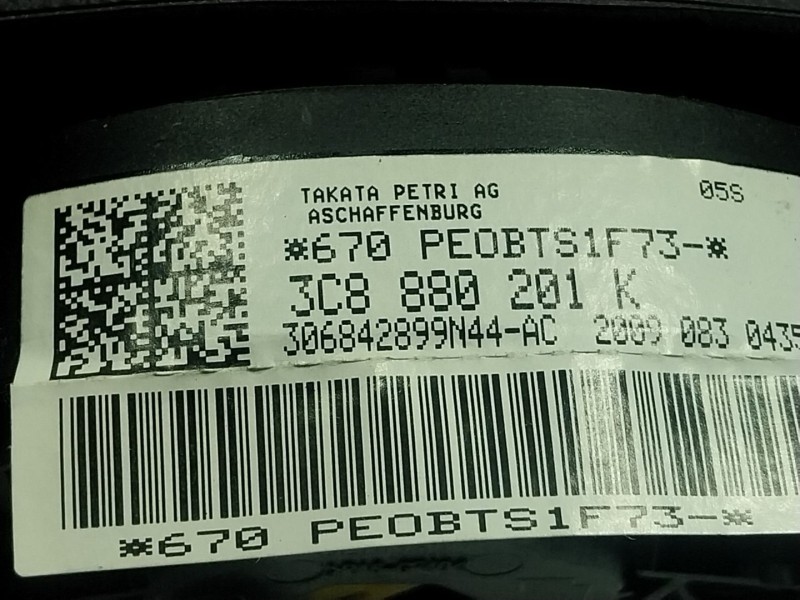 Recambio de airbag delantero izquierdo para volkswagen golf vi (5k1) 2.0 tdi referencia OEM IAM 5N0880201F81U 3C8880201K 