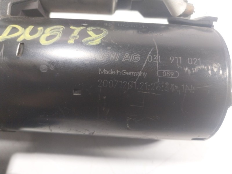 Recambio de motor arranque para audi a4 b8 (8k2) 2.0 tdi referencia OEM IAM  03L911021 