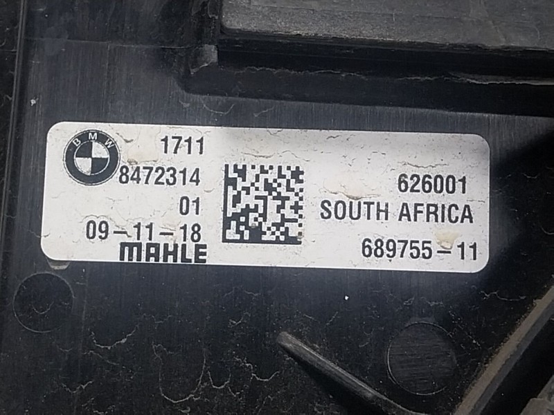 Recambio de electroventilador para bmw x3 (g01, f97) xdrive 20 d referencia OEM IAM  847231401 