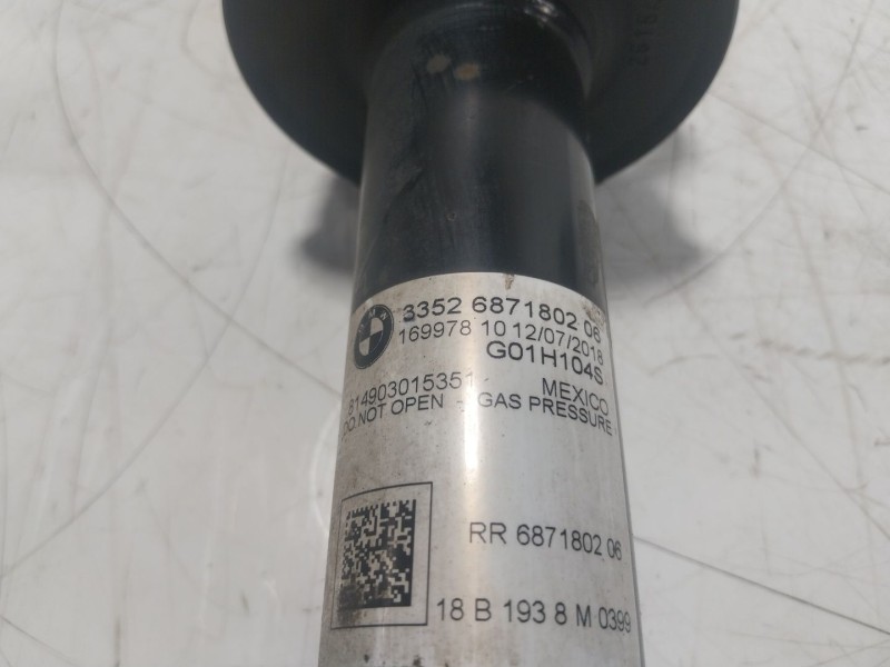 Recambio de amortiguador trasero izquierdo para bmw x3 (g01, f97) xdrive 20 d referencia OEM IAM  687180206 