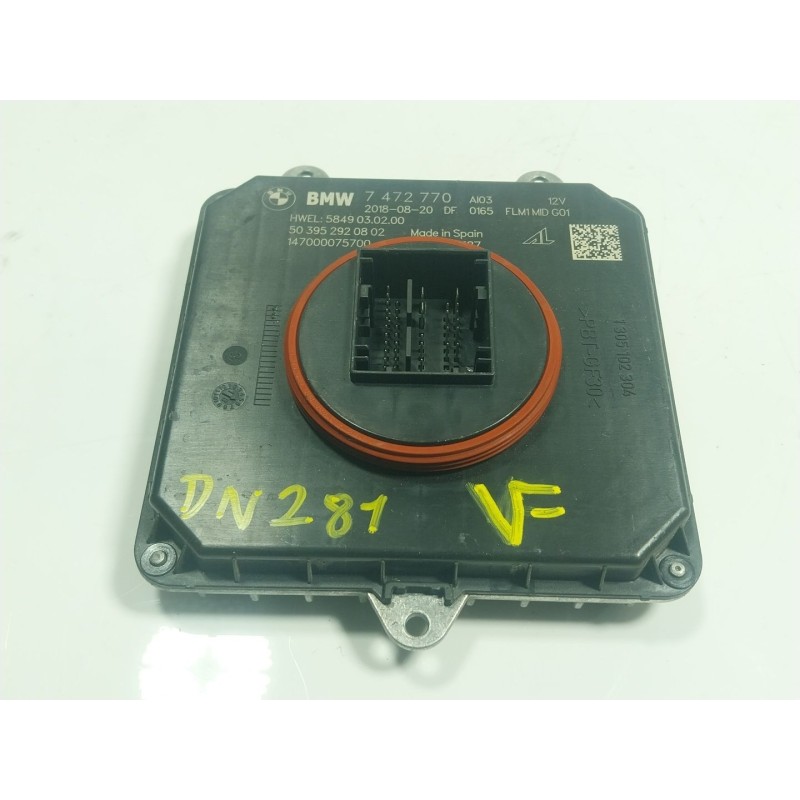 Recambio de centralita faros xenon para bmw x3 (g01, f97) xdrive 20 d referencia OEM IAM  7472770 