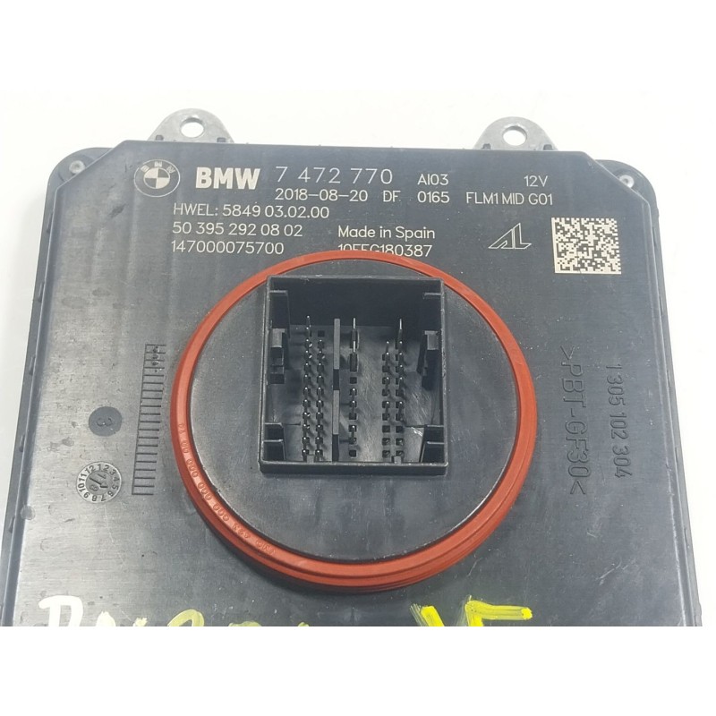 Recambio de centralita faros xenon para bmw x3 (g01, f97) xdrive 20 d referencia OEM IAM  7472770 