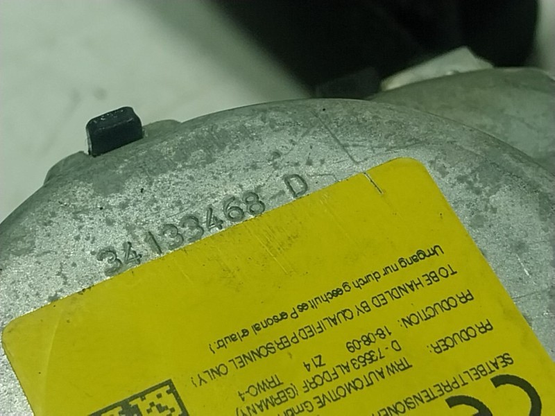 Recambio de cinturon seguridad delantero derecho para bmw x3 (g01, f97) xdrive 20 d referencia OEM IAM  34133468D 