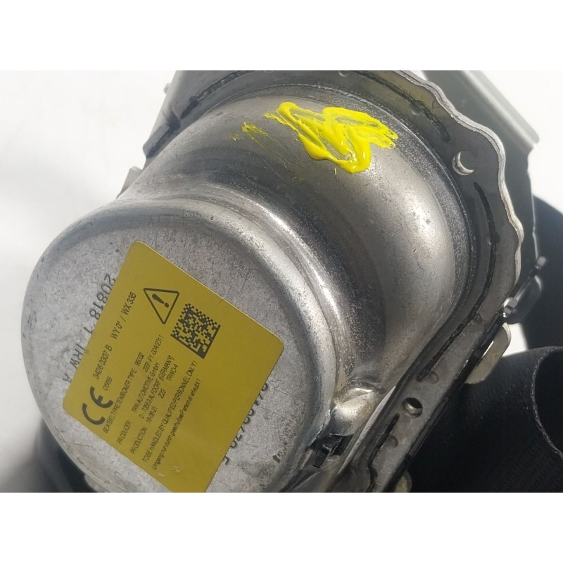Recambio de cinturon seguridad trasero izquierdo para bmw x3 (g01, f97) xdrive 20 d referencia OEM IAM  34260307B 