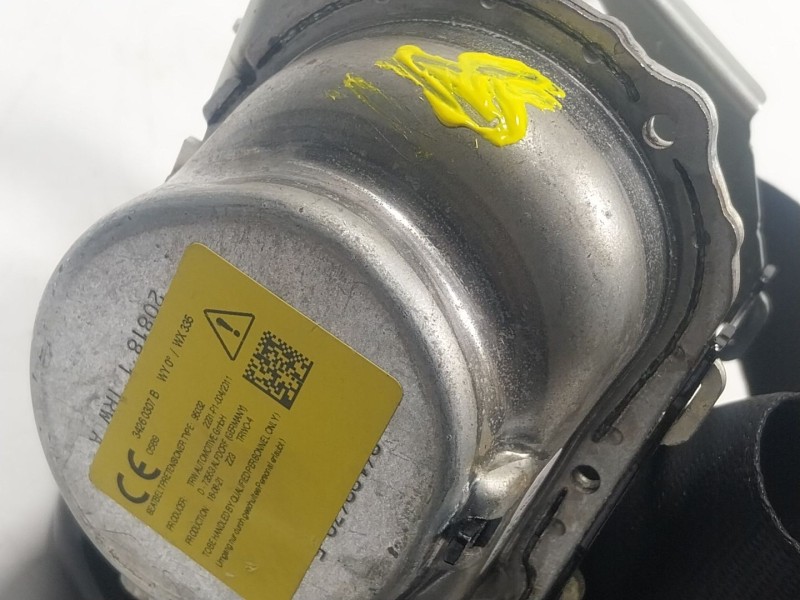 Recambio de cinturon seguridad trasero izquierdo para bmw x3 (g01, f97) xdrive 20 d referencia OEM IAM  34260307B 