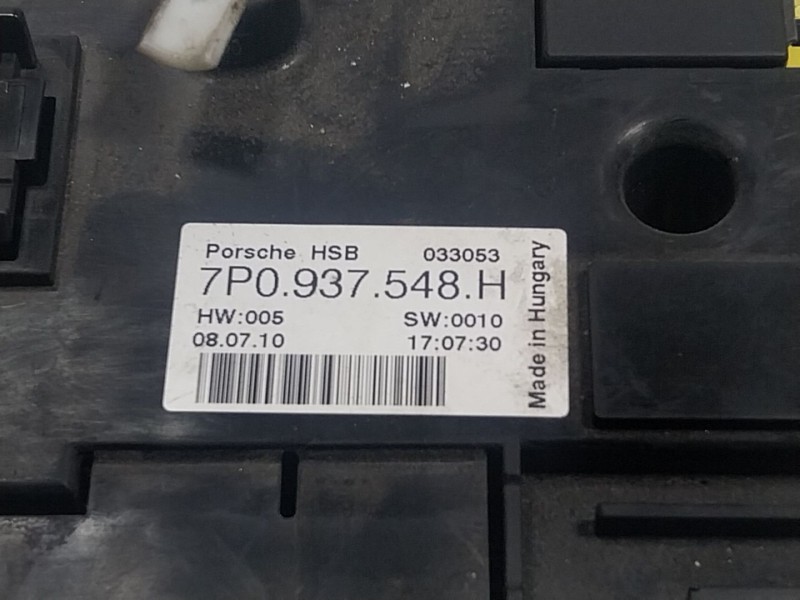 Recambio de caja reles / fusibles para porsche cayenne (92a) 3.0 diesel referencia OEM IAM  7P0937548H 